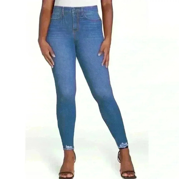 Sofia Jeans Rosa Hi Rise Curvy Ankle destructed hem midwash size 6S chic dress - Picture 10 of 16